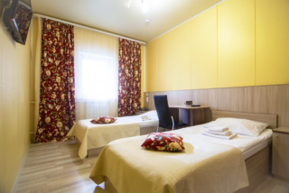 Отель Vega Архангельск Номер стандарт с 2 односпальными кроватями (3 этаж)-10